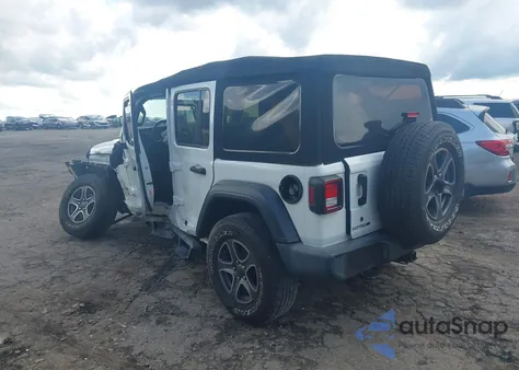 2019 Jeep Wrangler Unlimited Sport S 4X4 z USA, uszkodzony, nr VIN 1C4HJXDG7KW597096